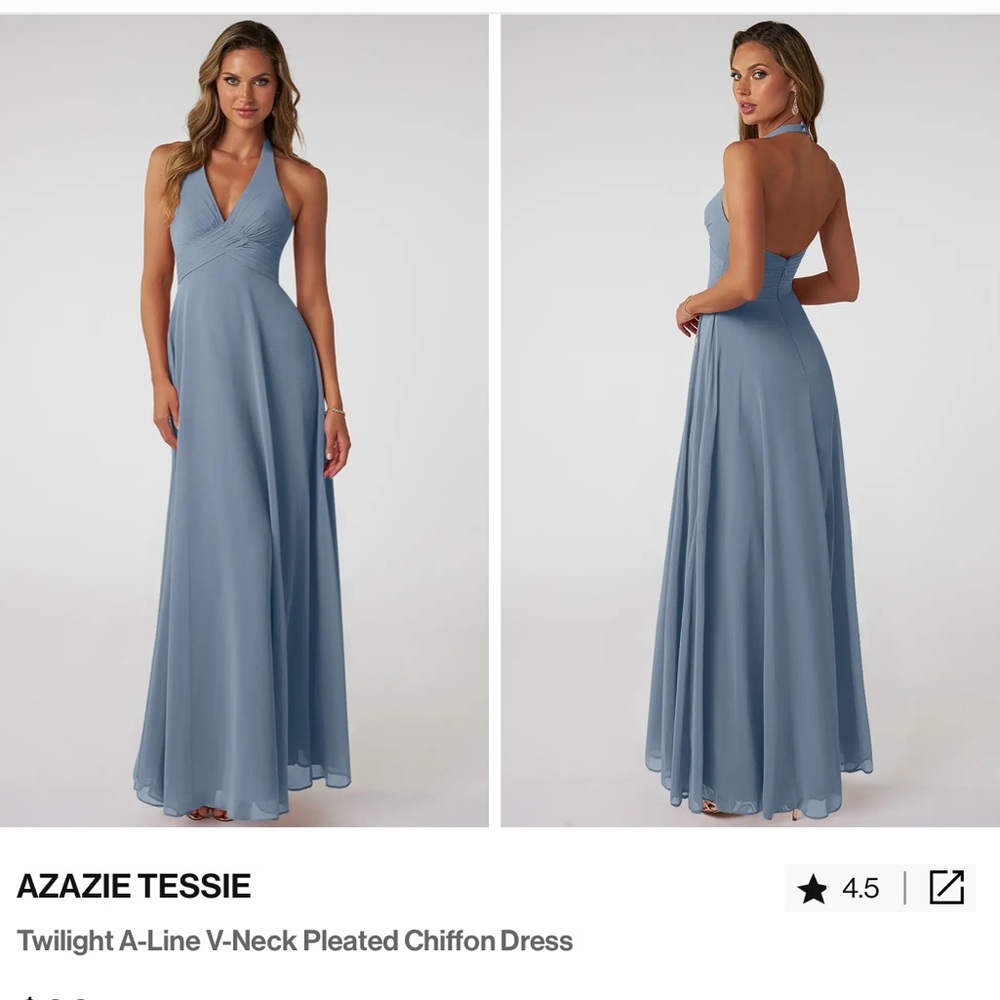 Azazie Tessie Twilight Chiffon Dress